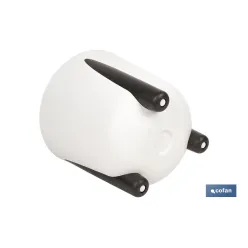 MACETA CON PATAS Y FILTRO DE DRENAJE COLOR CREMA PP Ø 255 X 253 MM 8,1 L