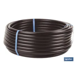 TUBO 25M RIEGO GOTEO NEGRO (Sin goteros) Ø16MM