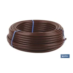 TUBO 100M RIEGO GOTEO MARRON (Sin goteros) Ø16MM