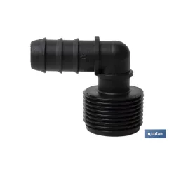 CONEXIÓN EN CODO 90º R.MACHO Ø16MM-1/2 Venta unitaria