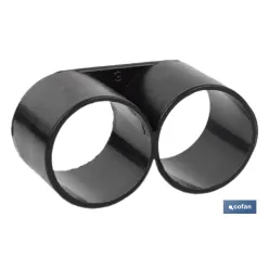 TAPON DOBLE ANILLO PE Ø16MM