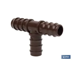CONEXIÓN EN T Ø16MM (MARRÓN-MAX SEGUR.) Venta unitaria