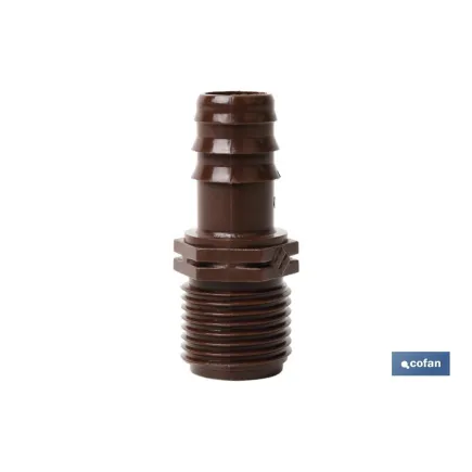 ENLACE MIXTO Ø16MM-1/2 (MARRÓN-MAX SEGUR.) Venta unitaria