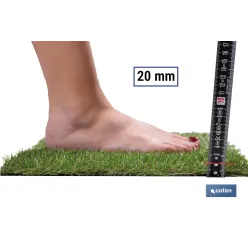 CÉSPED ARTIFICIAL 20 MM (1x4 M) 15.750 PUNTADAS/M2