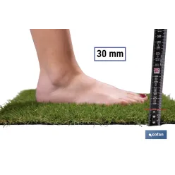 CÉSPED ARTIFICIAL 30 MM (1X4 M) 16.800 PUNTADAS/M2