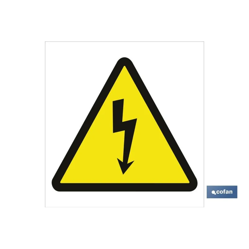 SEÑAL ADHESIVA 148X148 MM.