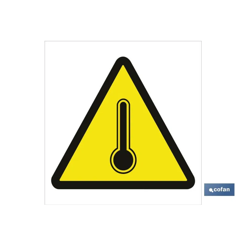 SEÑAL ADHESIVA 105X105 MM.