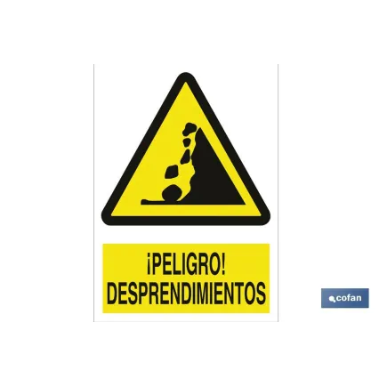 SEÑAL POLIESTIRENO 210X148MM.