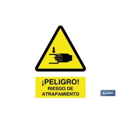 SEÑAL POLIESTIRENO 210X148MM.