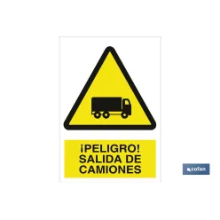 SEÑAL POLIESTIRENO 210X148MM.