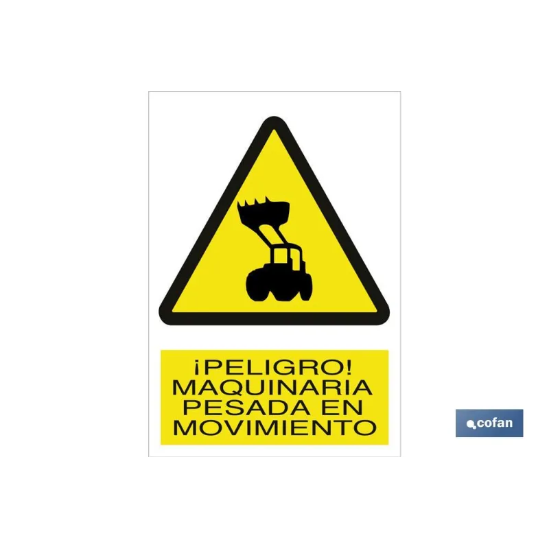 SEÑAL POLIESTIRENO 297X210 MM.