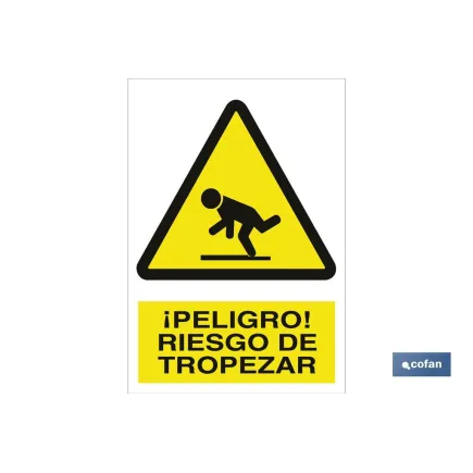 SEÑAL POLIESTIRENO 297X210MM.