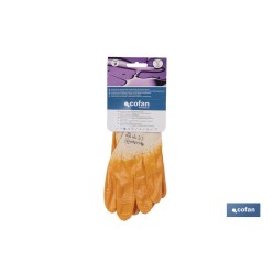 GUANTES NITRILO AMARILLO T-10