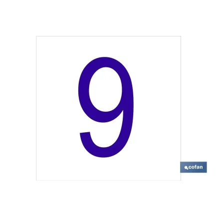 SEÑAL GLASSPACK ADHESIVA 62X62MM.