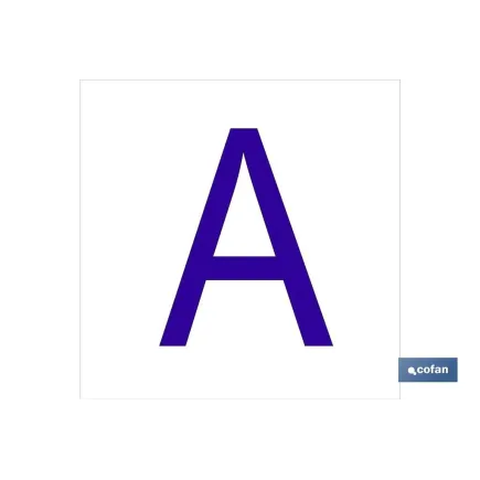 SEÑAL GLASSPACK ADHESIVA 62X62MM.