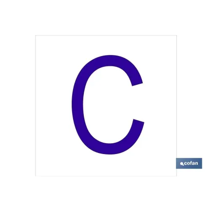 SEÑAL GLASSPACK ADHESIVA 62X62MM.