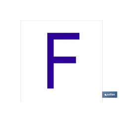 SEÑAL GLASSPACK ADHESIVA 62X62MM.