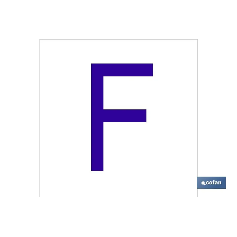 SEÑAL GLASSPACK ADHESIVA 62X62MM.