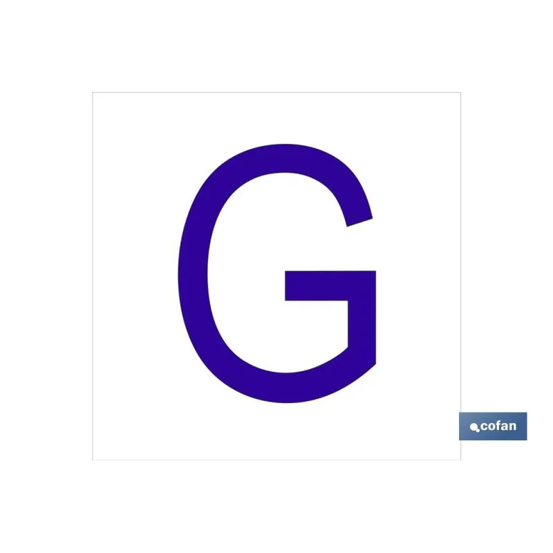 SEÑAL GLASSPACK ADHESIVA 62X62MM.