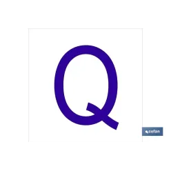 SEÑAL GLASSPACK ADHESIVA 62X62MM.