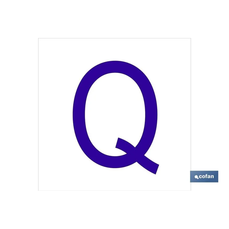 SEÑAL GLASSPACK ADHESIVA 62X62MM.