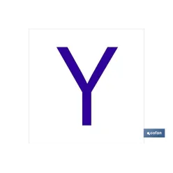 SEÑAL GLASSPACK ADHESIVA 62X62MM.