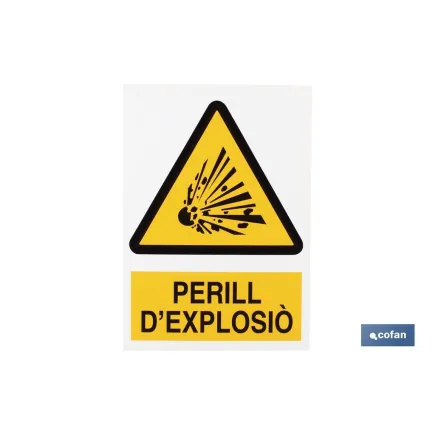 SEÑAL POLIESTIRENO 297X210 MM