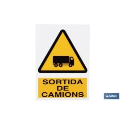 SEÑAL POLIESTIRENO 297X210 MM