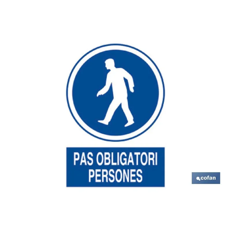 SEÑAL POLIESTIRENO 297X210 MM