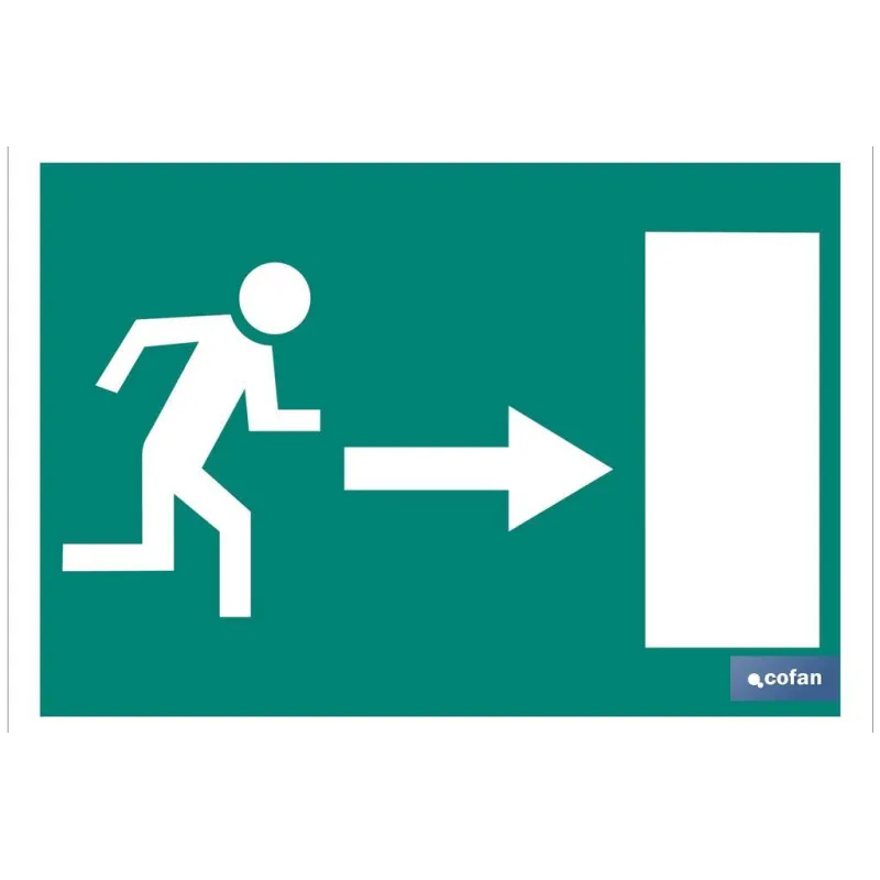 SEÑAL LUMINISCENTE 210X148MM.