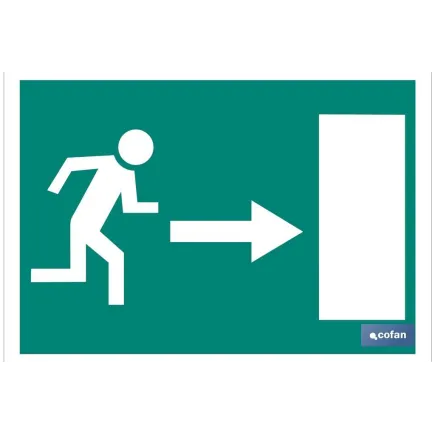 SEÑAL LUMINISCENTE 297X210MM.