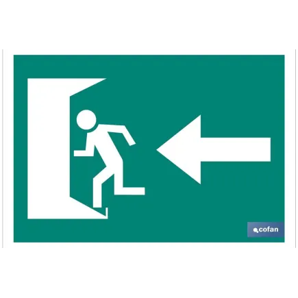 SEÑAL LUMINISCENTE 297X210MM.