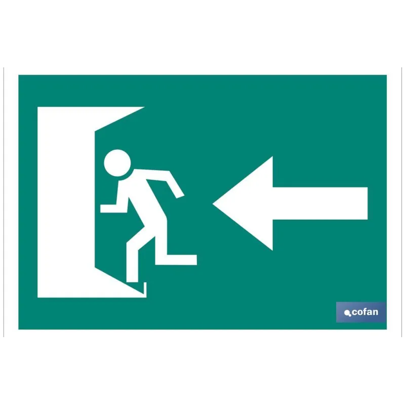 SEÑAL LUMINISCENTE 420X297MM.