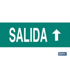 SEÑAL LUMINISCENTE 400X100MM.