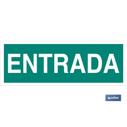 SEÑAL LUMINISCENTE 400X100MM