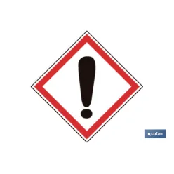 SEÑAL ADHESIVA MAT. PELIGROSAS 100X100MM.