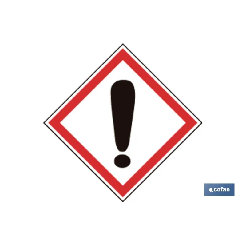 SEÑAL ADHESIVA MAT. PELIGROSAS 100X100MM.