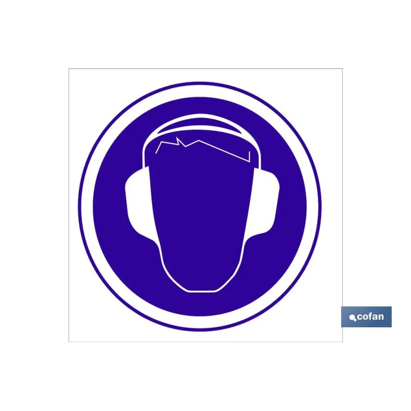 SEÑAL ADHESIVA 105X105MM.