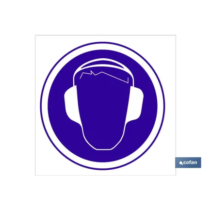 SEÑAL ADHESIVA 105X105MM.