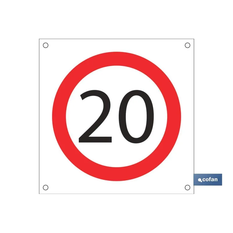 SEÑAL POLIPROPILENO CELULAR 600X600MM