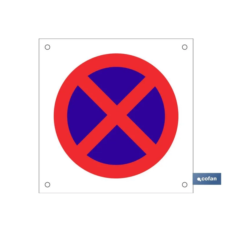 SEÑAL POLIPROPILENO CELULAR 600X600MM