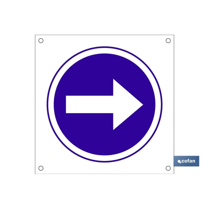 SEÑAL POLIPROPILENO CELULAR 600X600MM