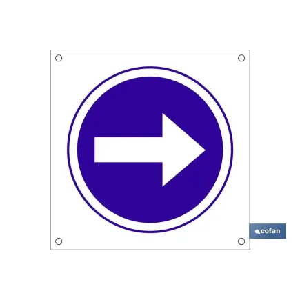 SEÑAL POLIPROPILENO CELULAR 600X600MM