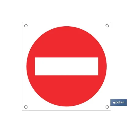 SEÑAL POLIPROPILENO CELULAR 600X600MM