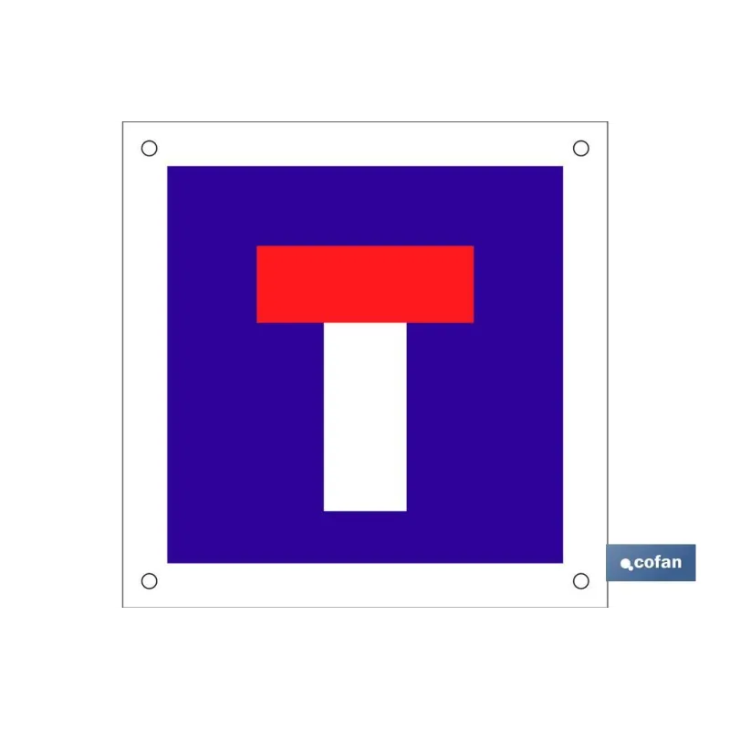 SEÑAL POLIPROPILENO CELULAR 600X600MM