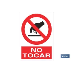 SEÑAL POLIESTIRENO 210X148MM.