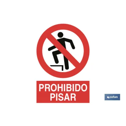 SEÑAL POLIESTIRENO 297X210MM