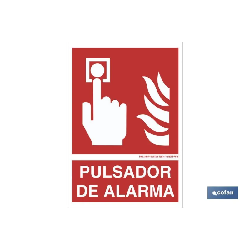 SEÑAL LUMINISCENTE 297X210MM.