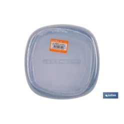 SET DE 7  FIAMBRERAS CUADRADAS 220/350/600/1200/2000/2700/3600 ML