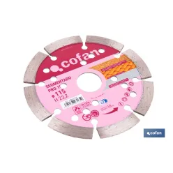 DISCO UNIVERSAL SEGMENTADO PRO 10-115 MM